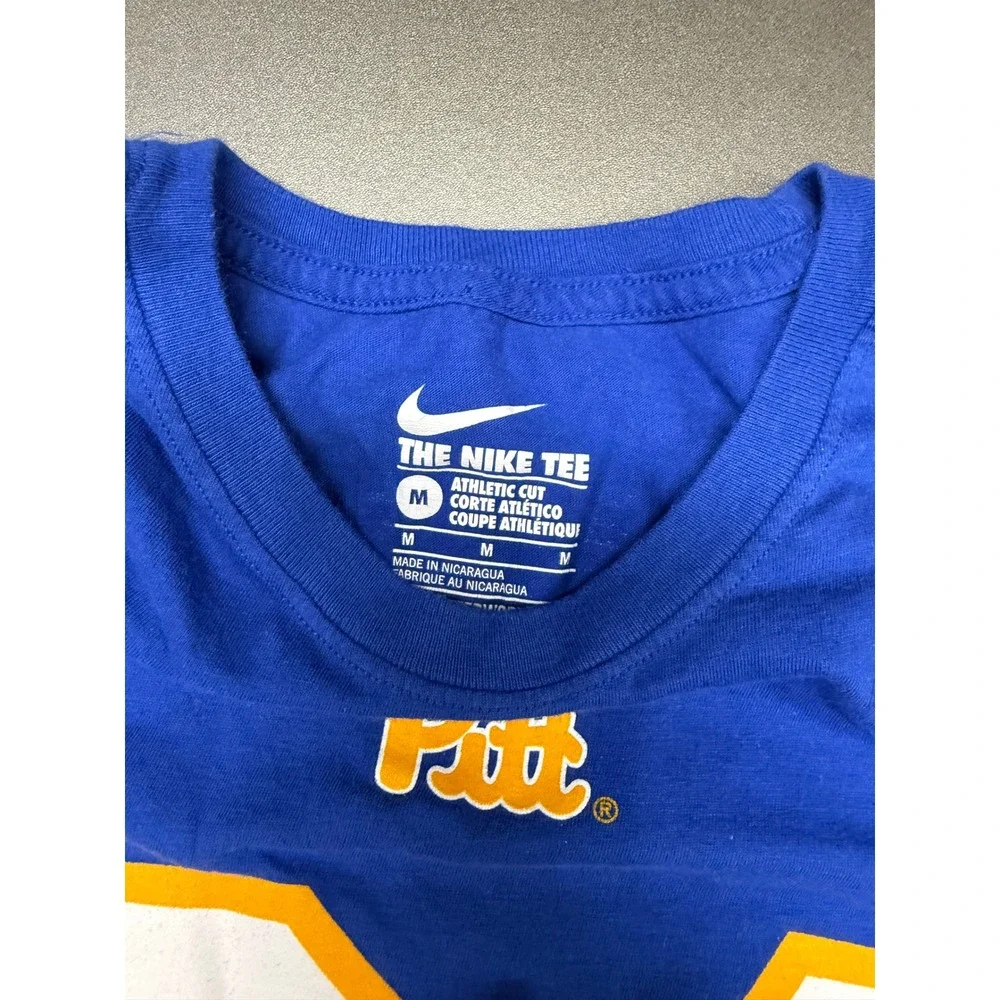Nike Pitt Panthers James Conner 24 Shirt Mens Medium Blue NCAA Football Tee
